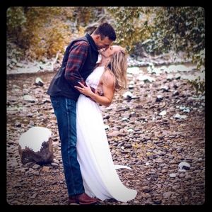 Lulu's White Bridal/Shower Dress